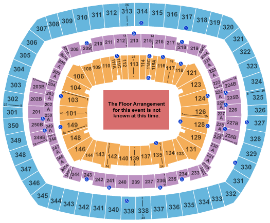 MetLife Stadium WWE Summerslam Seating Chart